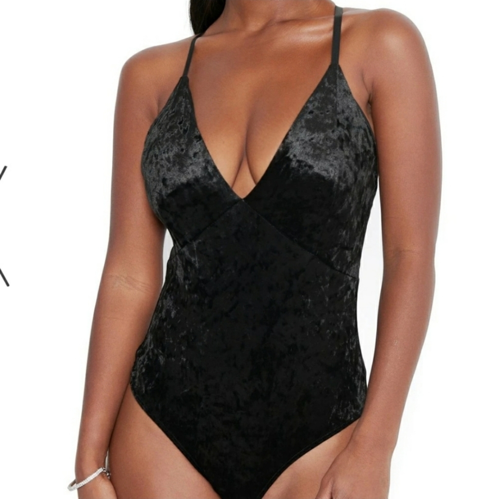 Velvet bodysuit